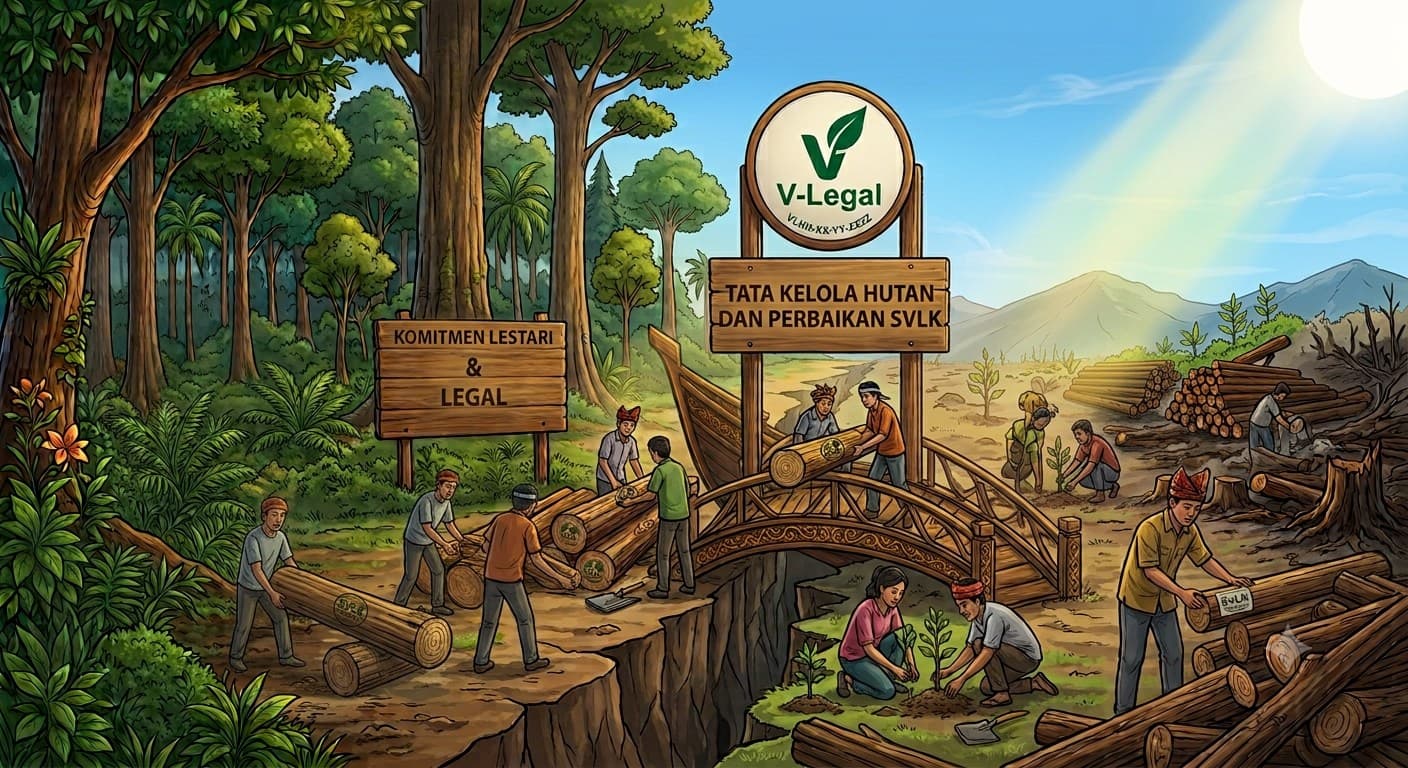 Hentikan Pelemahan SVLK: Perekonomian dan Kredibilitas Produk Kayu Indonesia Dipertaruhkan di Mata Dunia